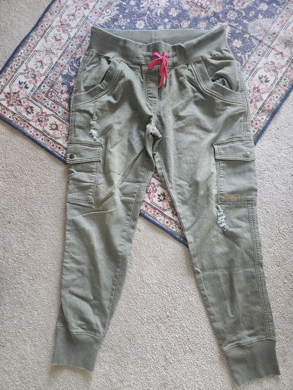Zumba Wear cargo pants. Medium.